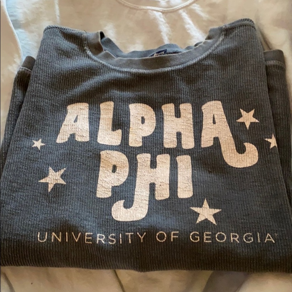 Alpha Phi UGA crew neck